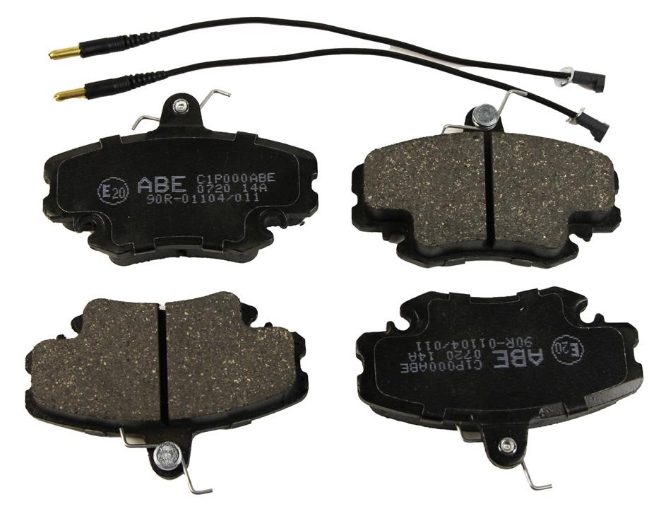 ABE C1P000ABE Front disc brake pads, set C1P000ABE