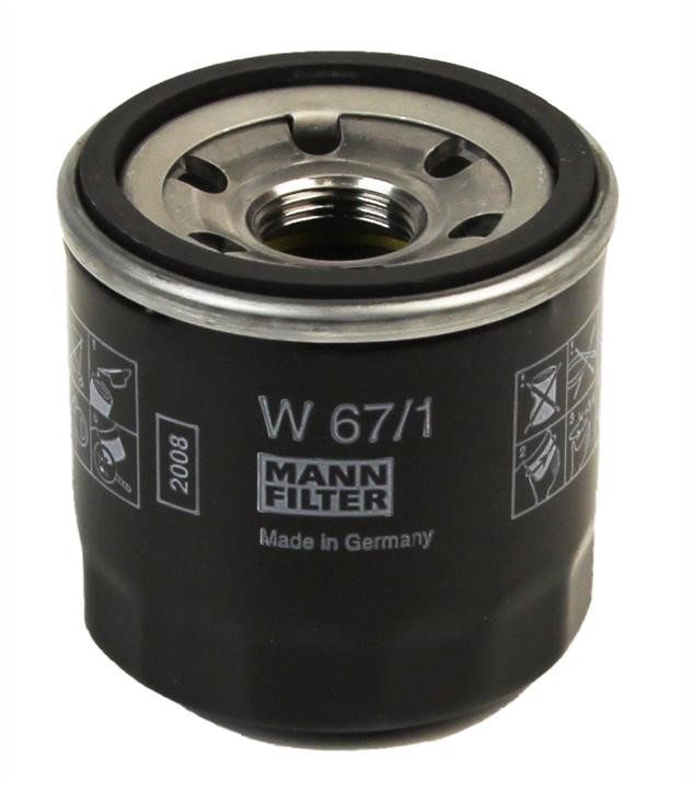 Mann-Filter W 67/1 Oil Filter W671