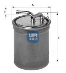 Ufi 24.106.00 Fuel filter 2410600