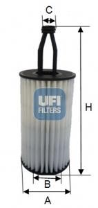 Ufi 25.172.00 Oil Filter 2517200