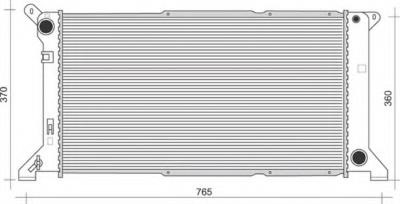 6138594 Ford Engine cooling radiator