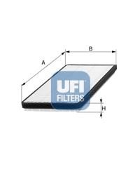 Ufi 53.374.00 Filter, interior air 5337400