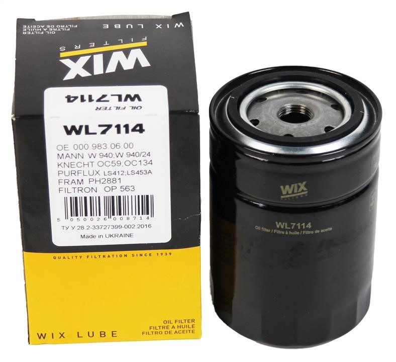 Oil Filter WIX WL7114