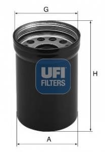 Ufi 2359000 Hydraulic Filter, automatic transmission 2359000