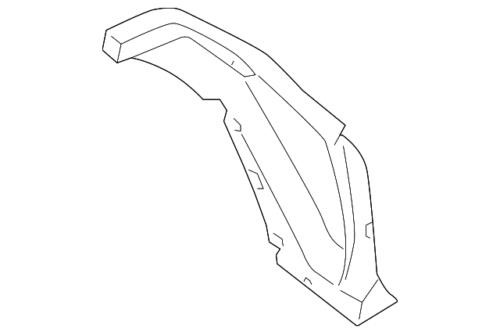 Hyundai/Kia 86821 2F501 Mudflap 868212F501 868212F501 Hyundai/Kia Mudflap
