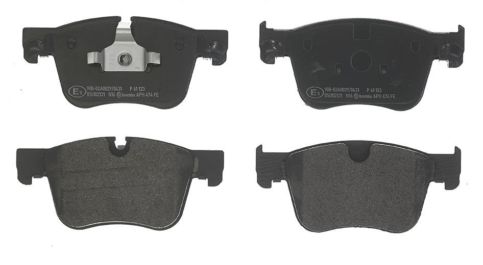 Brembo P 61 123 Brake Pad Set, disc brake P61123