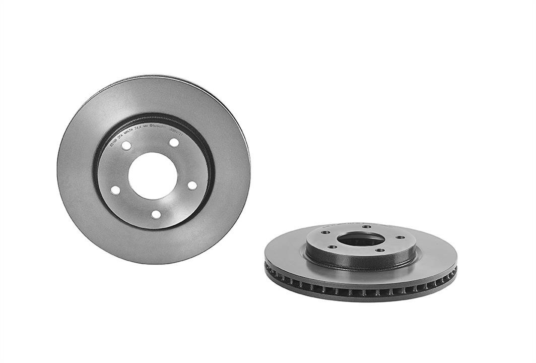 Brembo 09.B647.21 Ventilated disc brake, 1 pcs. 09B64721