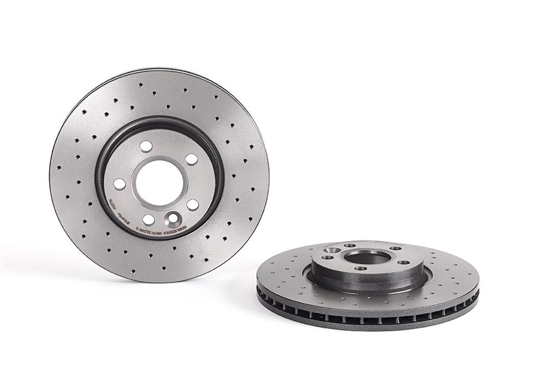 Brembo 09.A427.1X Ventilated brake disc with perforation 09A4271X