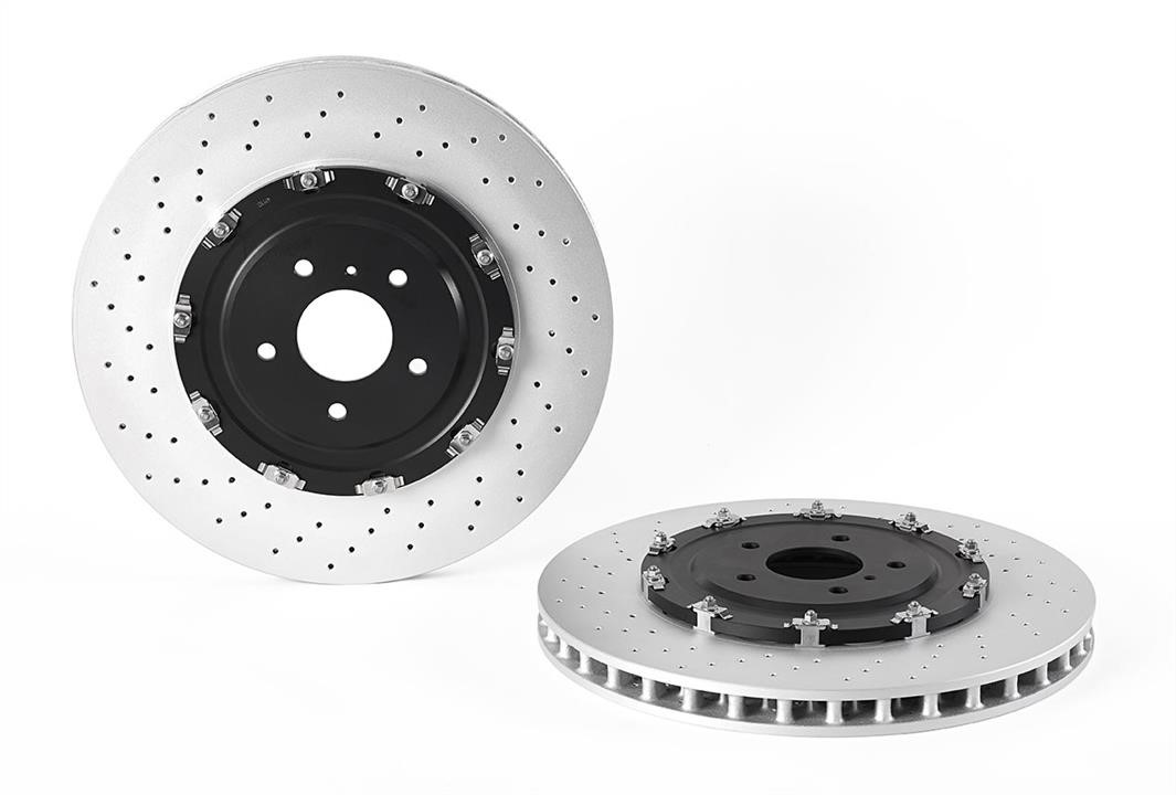 Brembo 09.B386.13 Ventilated brake disc with perforation 09B38613