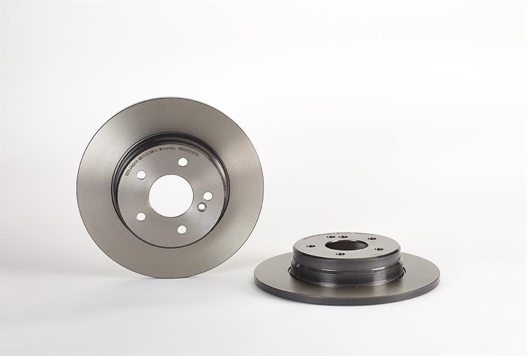 Brembo 08.9175.11 Rear brake disc, non-ventilated 08917511
