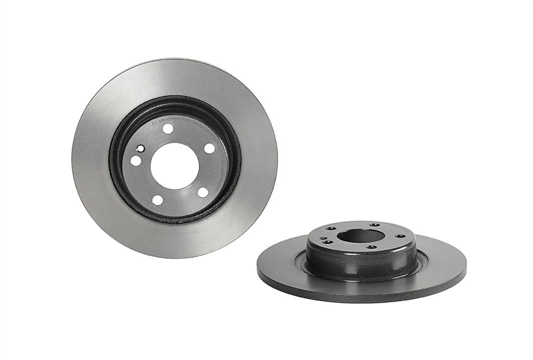 Brembo 08.D530.13 Unventilated brake disc 08D53013