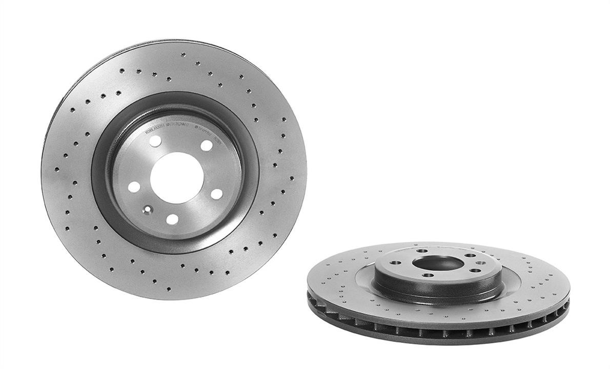 Brembo 09.B039.1X Ventilated brake disc with perforation 09B0391X