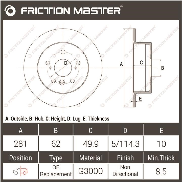 Buy Friction Master R1045 at a low price in United Arab Emirates!