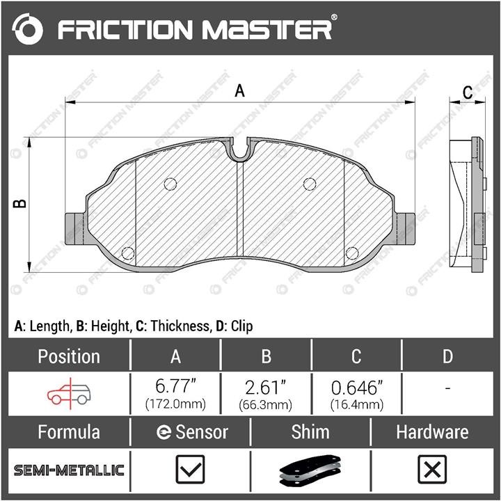 Buy Friction Master MKD1774 at a low price in United Arab Emirates!