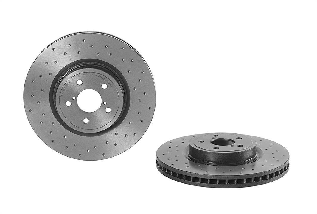 Brembo 09.A870.1X Ventilated brake disc with perforation 09A8701X