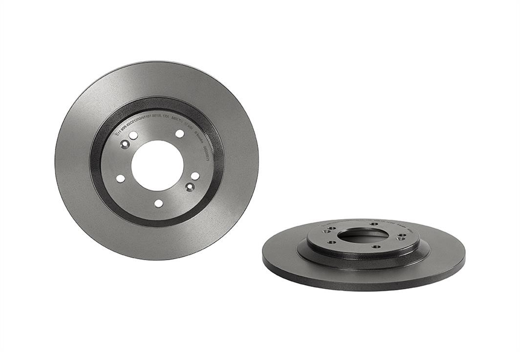 Brembo 08.D086.11 Unventilated brake disc 08D08611