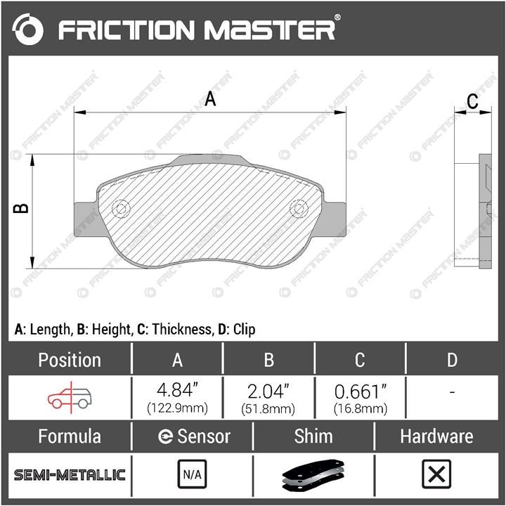 Buy Friction Master MKD1488 at a low price in United Arab Emirates!