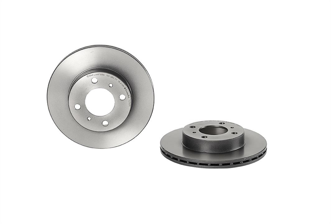 Brembo 09.7056.11 Ventilated disc brake, 1 pcs. 09705611