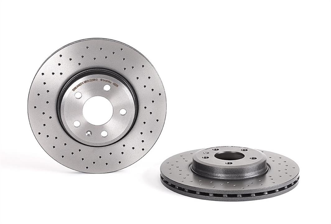 Brembo 09.A820.1X Ventilated brake disc with perforation 09A8201X