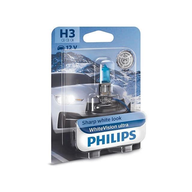 Halogen lamp Philips Whitevision Ultra 12V H3 55W Philips 12336WVUB1