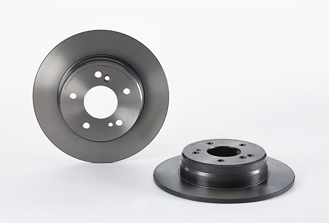Brembo 08.5178.31 Rear brake disc, non-ventilated 08517831