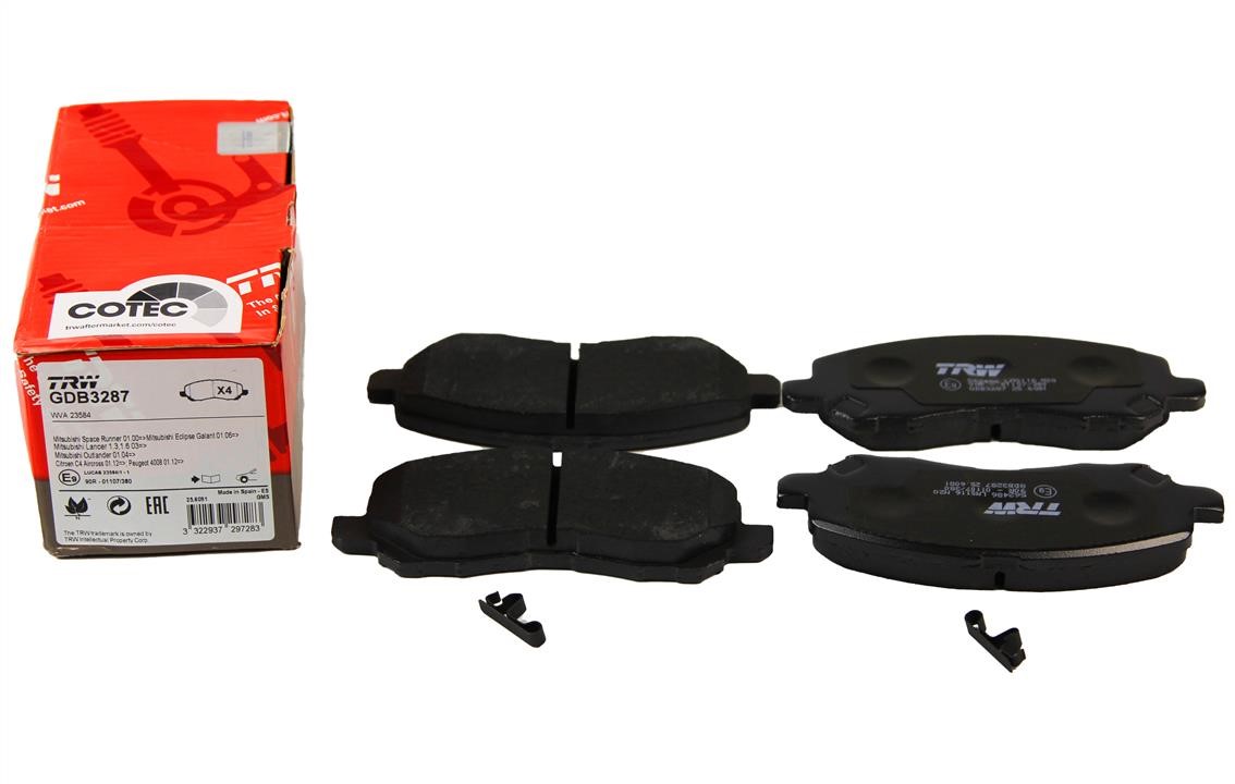 TRW TRW COTEC disc brake pads, set – price 115 PLN
