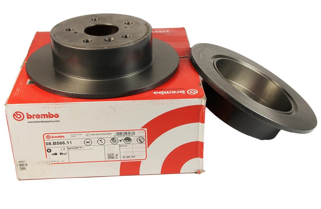 Brembo Rear brake disc, non-ventilated – price 179 PLN