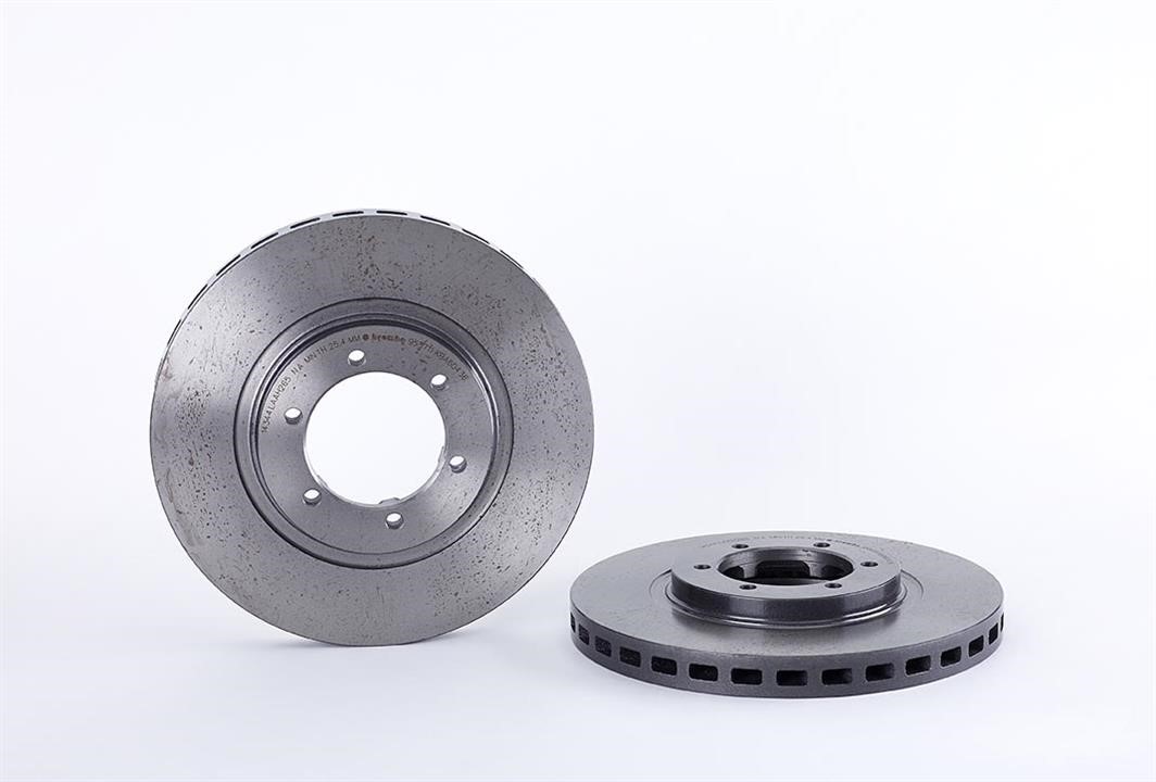 Brembo 09.9557.11 Ventilated disc brake, 1 pcs. 09955711