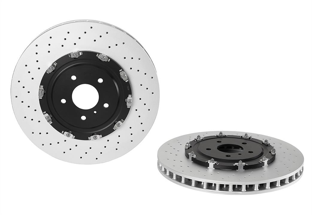 Brembo 09.A187.13 Ventilated brake disc with perforation 09A18713