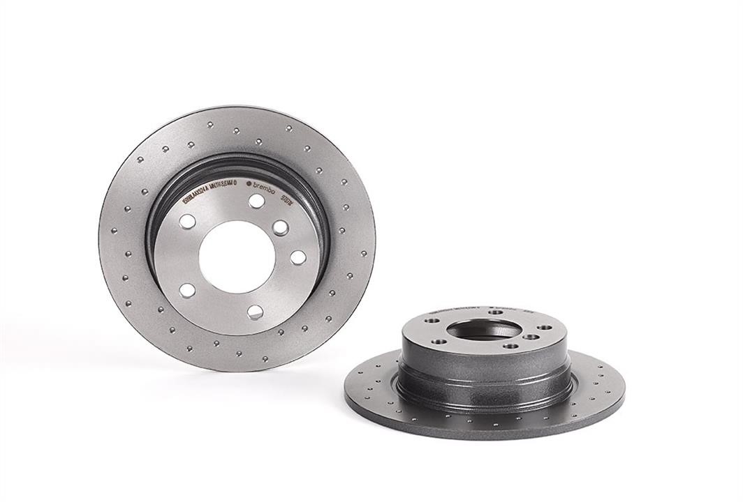 Brembo 08.9787.1X Rear brake disc, non-ventilated 0897871X