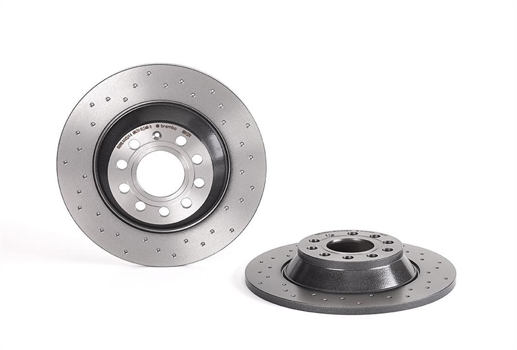 Brembo 08.8843.2X Rear brake disc, non-ventilated 0888432X