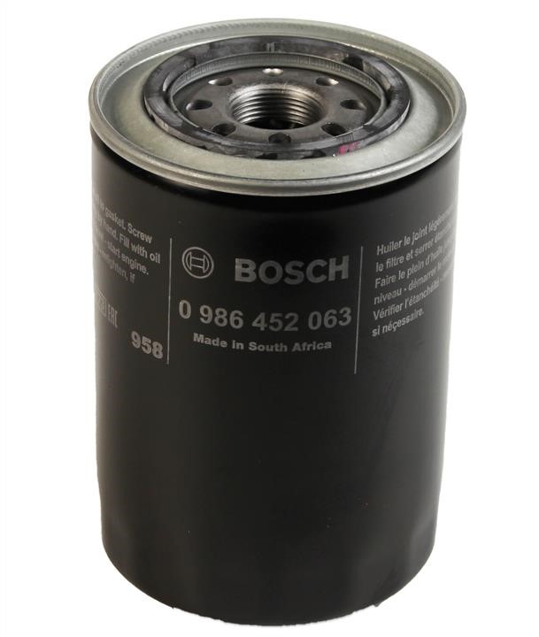 Bosch 0 986 452 063 Oil Filter 0986452063