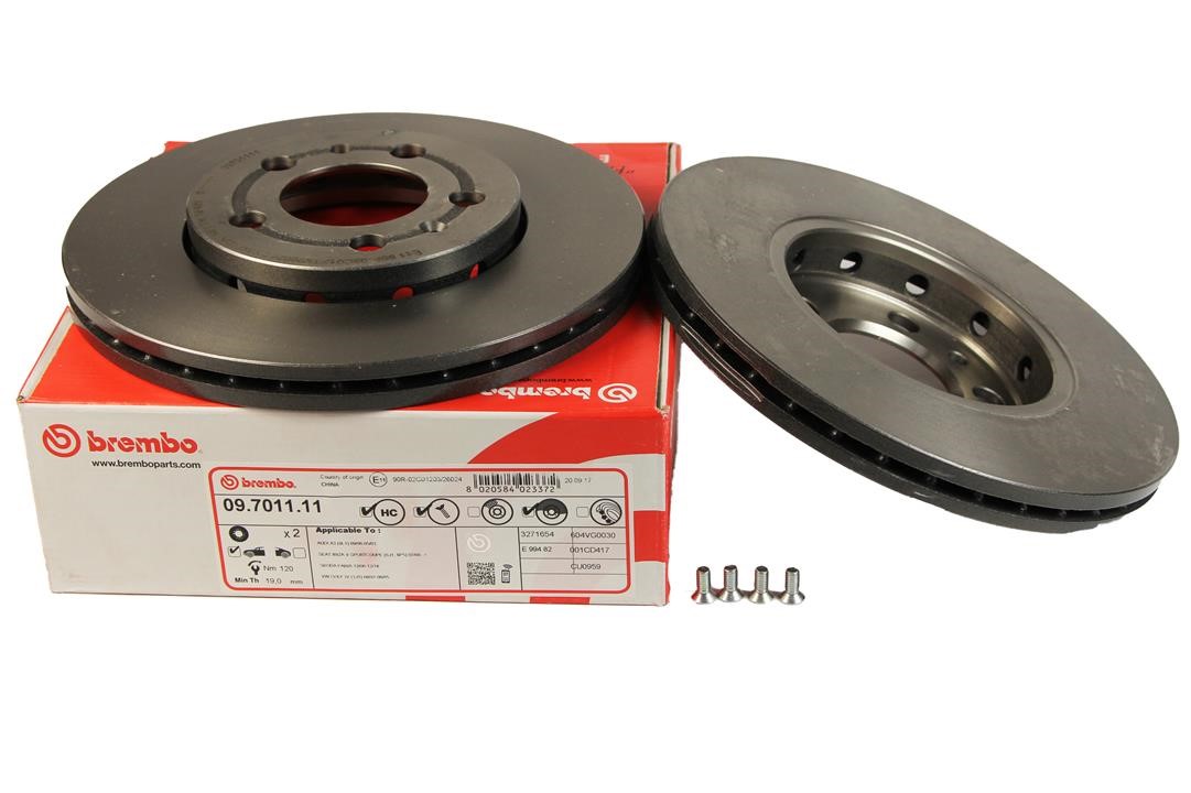 Brembo Ventilated disc brake, 1 pcs. – price 147 PLN