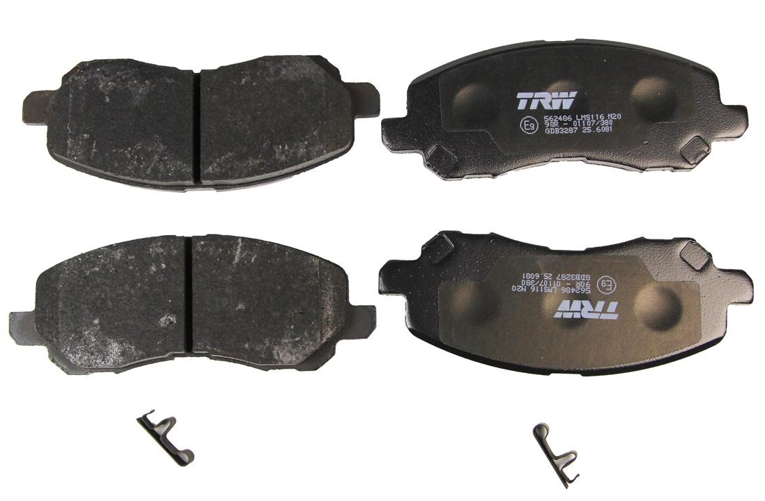 TRW GDB3287 TRW COTEC disc brake pads, set GDB3287