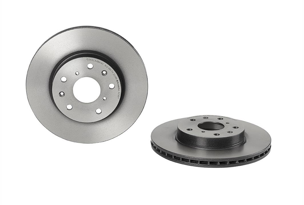 Brembo 09.A296.11 Ventilated disc brake, 1 pcs. 09A29611