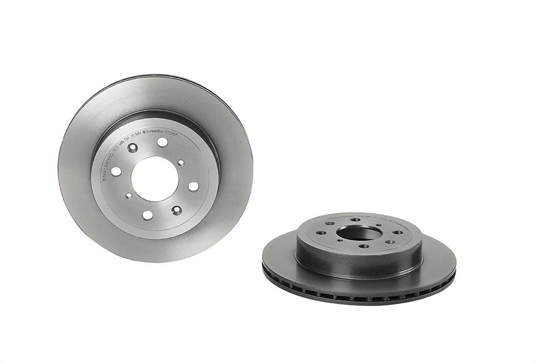 Brembo 09.9728.11 Ventilated disc brake, 1 pcs. 09972811