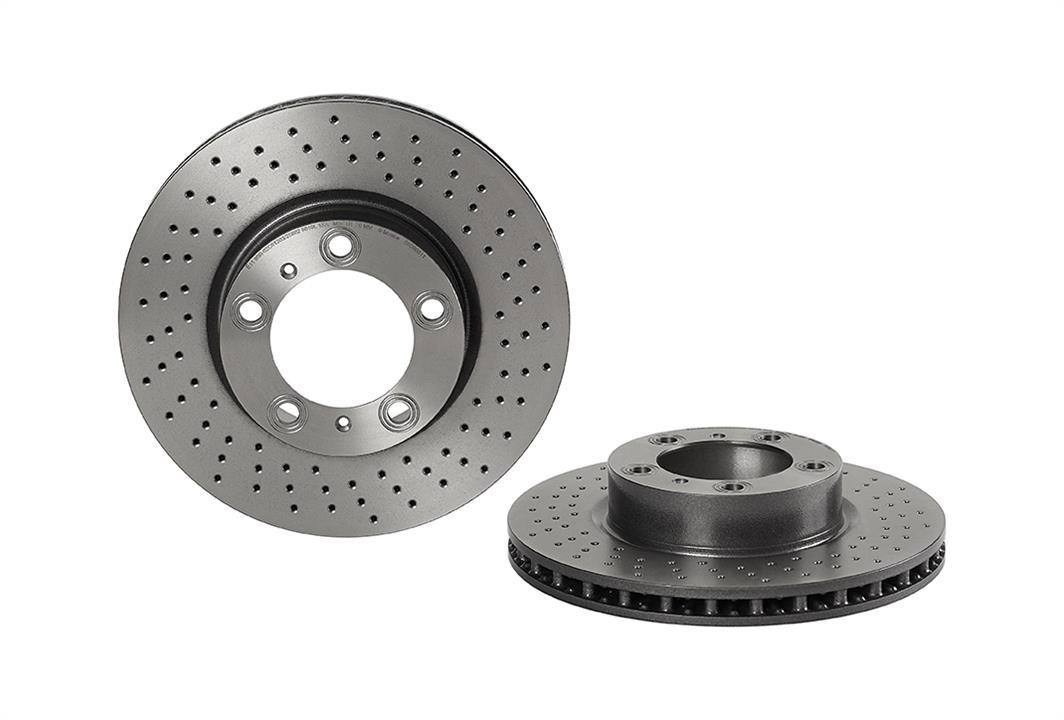 Brembo 09.D805.11 Ventilated brake disc with perforation 09D80511