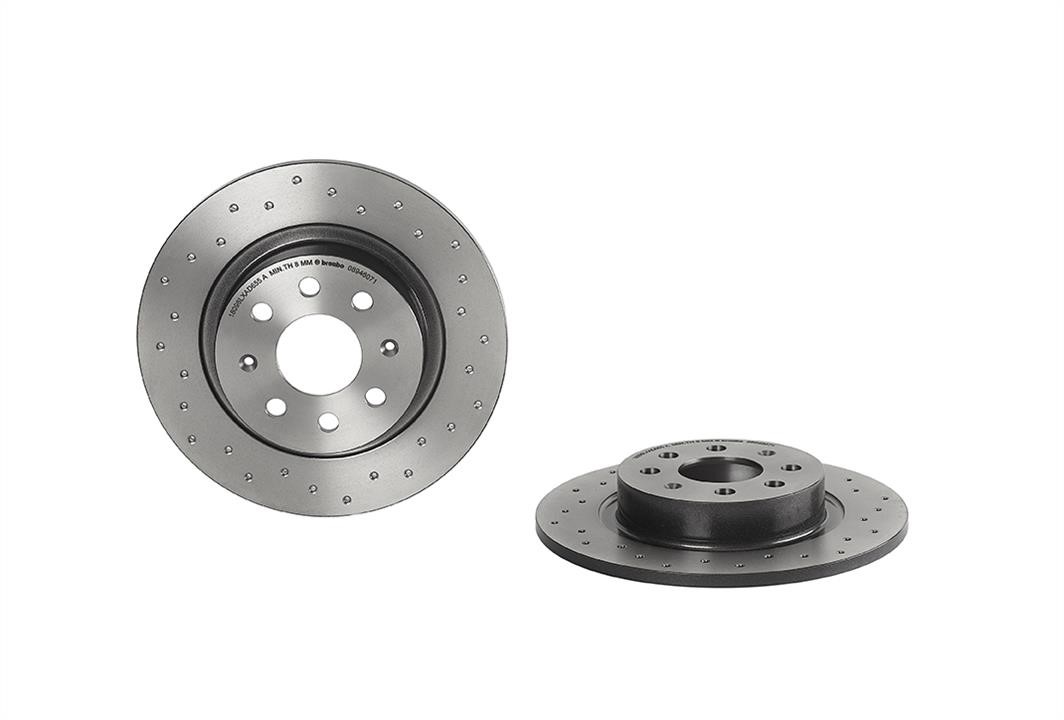 Brembo 08.9460.71 Rear brake disc, non-ventilated 08946071