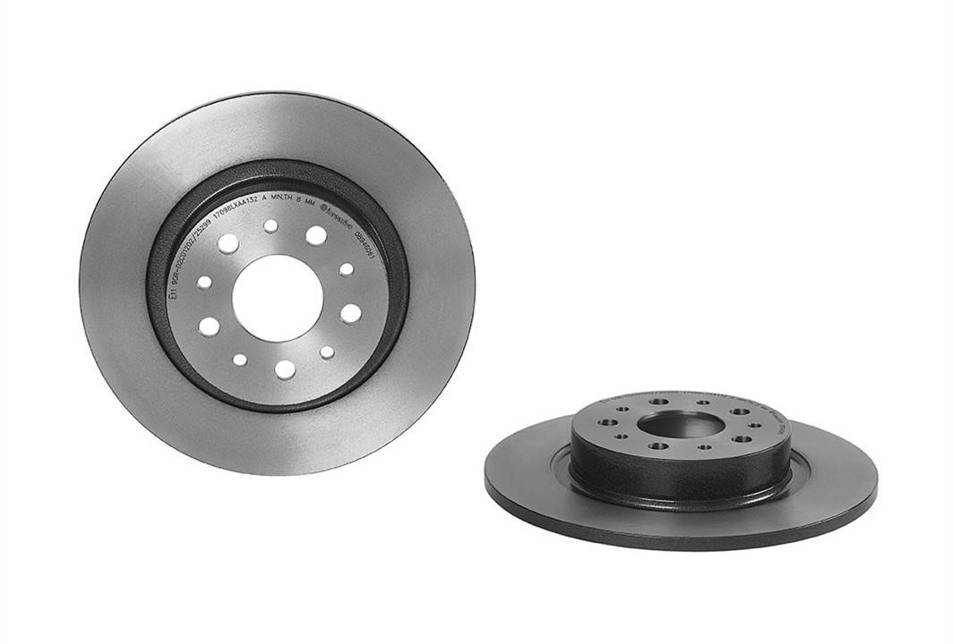 Brembo 08.9460.61 Rear brake disc, non-ventilated 08946061