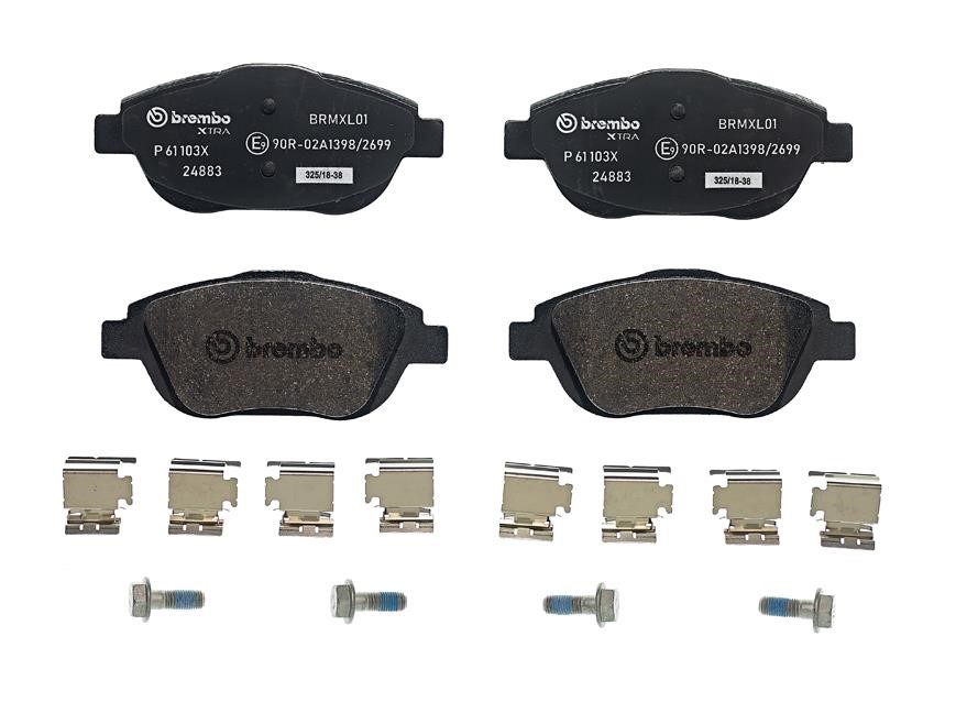 Brembo P 61 103X BREMBO XTRA disc brake pads, set P61103X