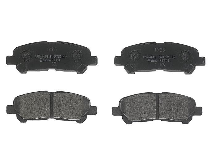 Brembo P 83 138 Brake Pad Set, disc brake P83138