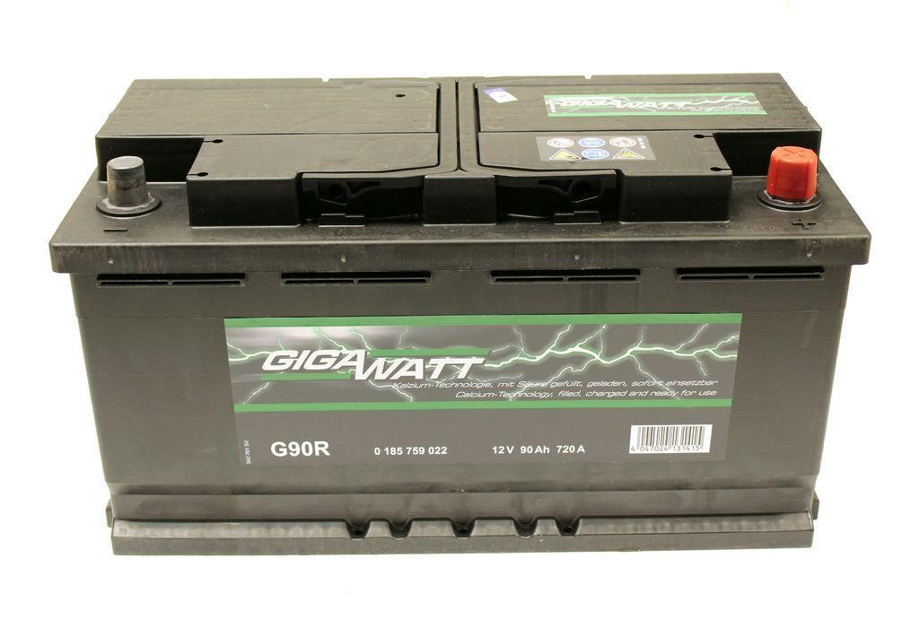 Gigawatt 0 185 759 022 Battery Gigawatt 12V 90AH 720A(EN) R+ 0185759022