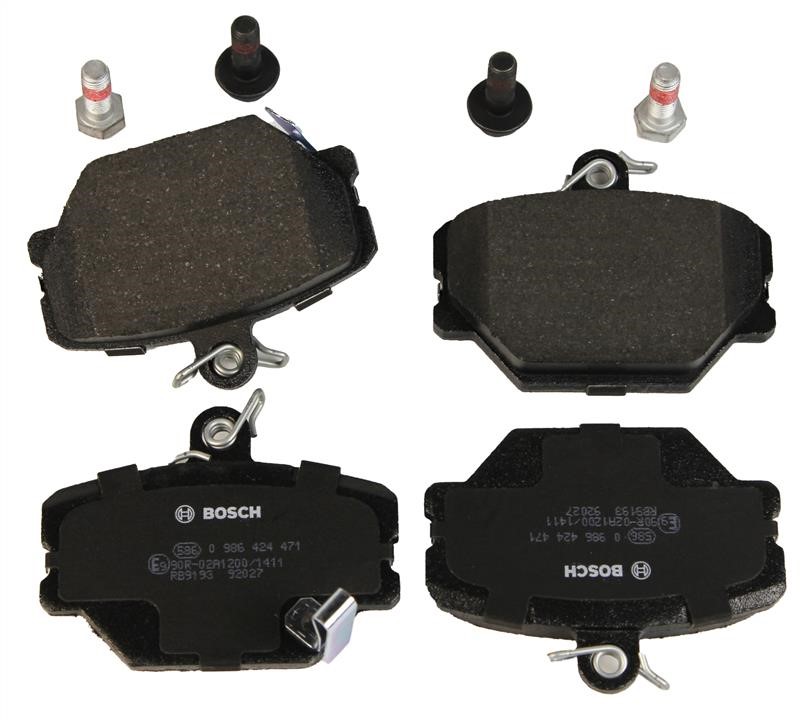 Bosch 0 986 424 471 Brake Pad Set, disc brake 0986424471