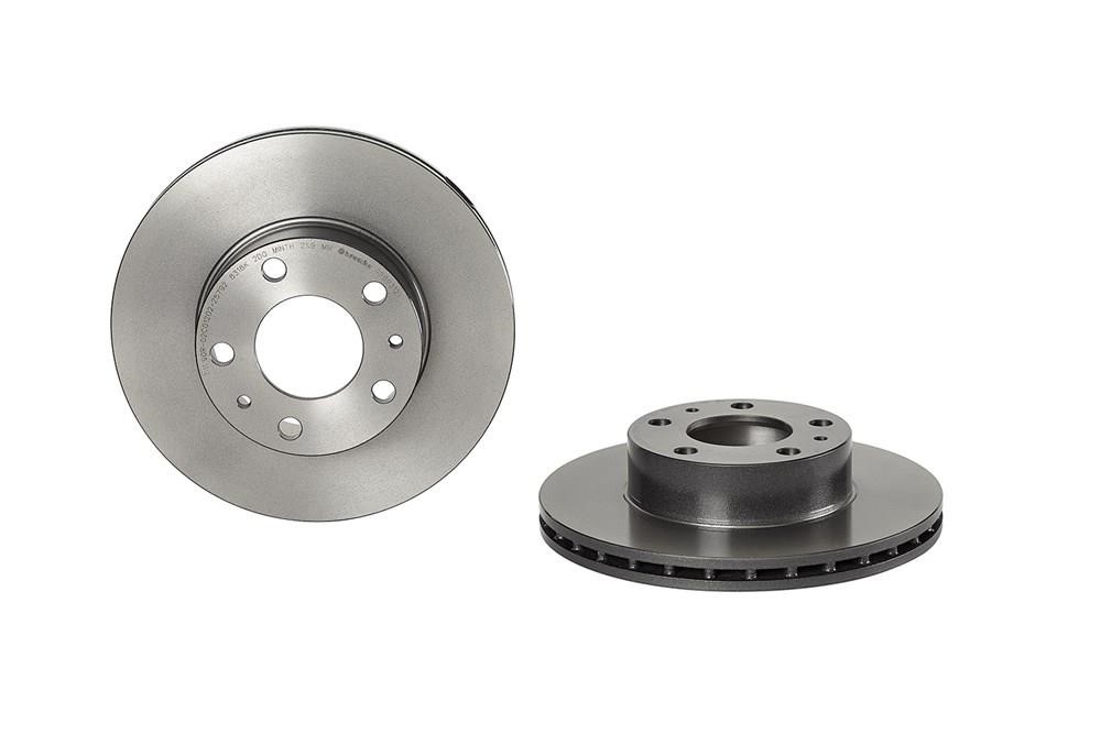 Brembo 09.8931.21 Ventilated disc brake, 1 pcs. 09893121