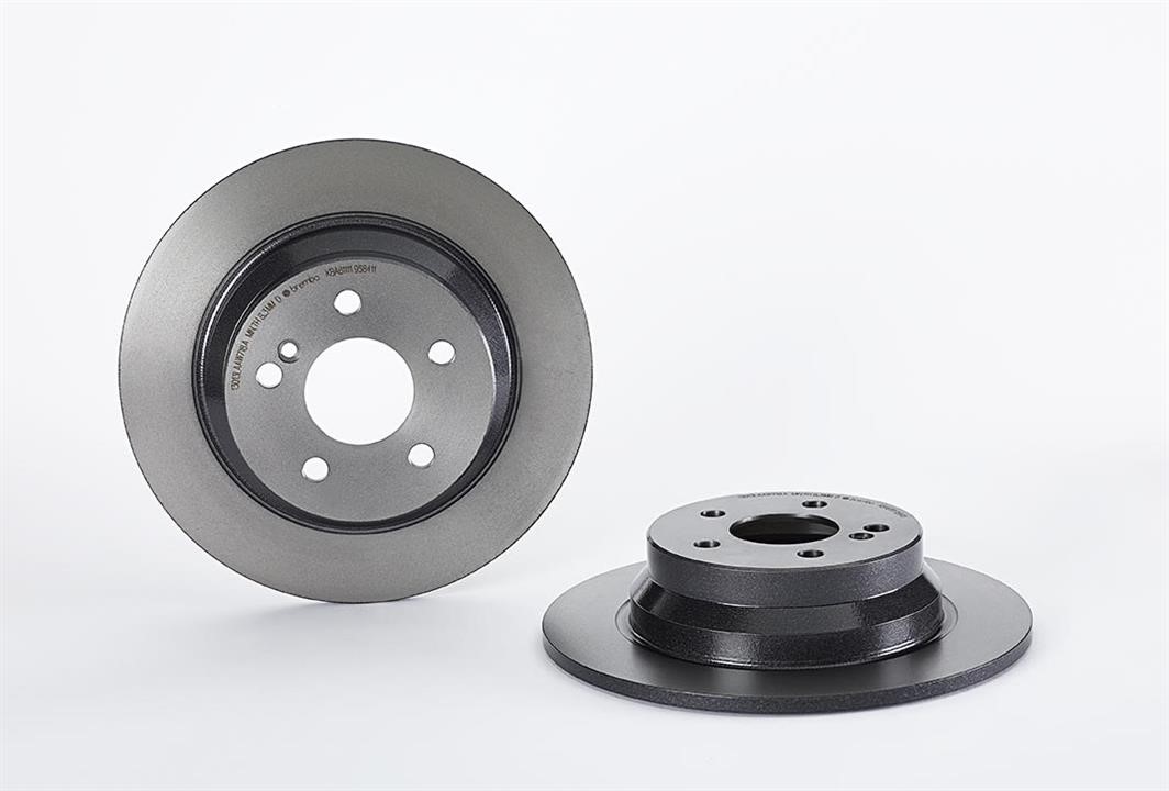 Brembo 08.9584.11 Rear brake disc, non-ventilated 08958411