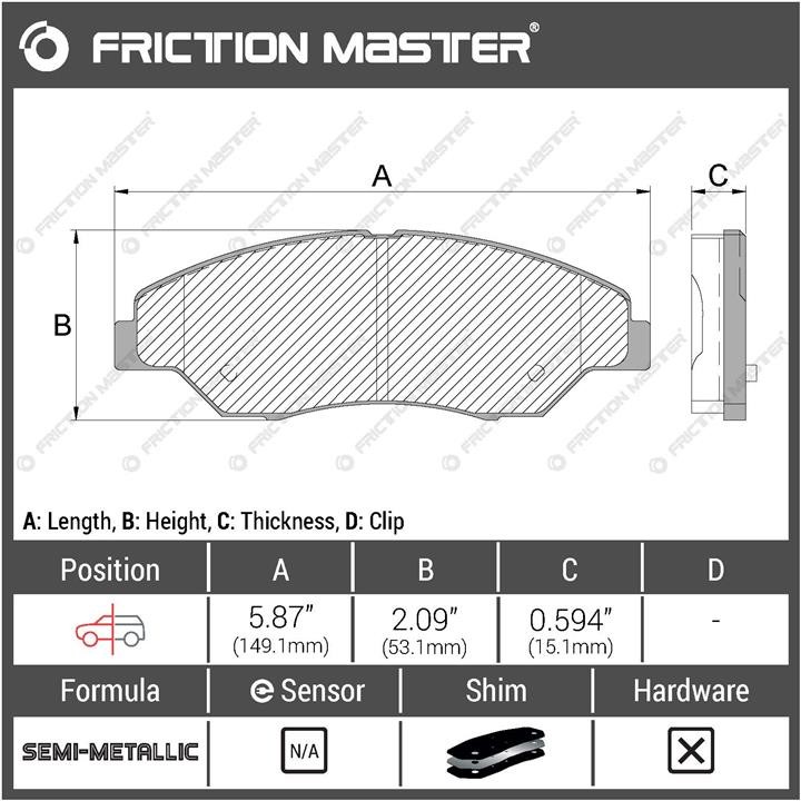 Buy Friction Master MKD774 at a low price in United Arab Emirates!