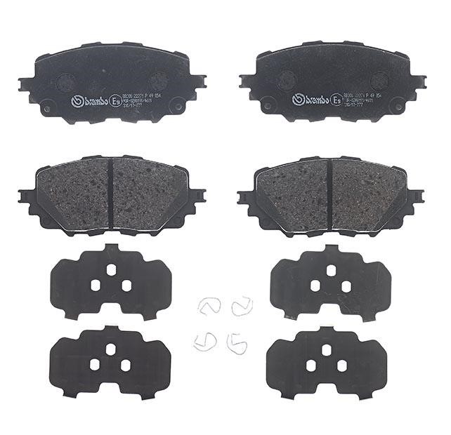 Brake pad kit Mazda MX-5: P49054 Brembo Brake pad set
