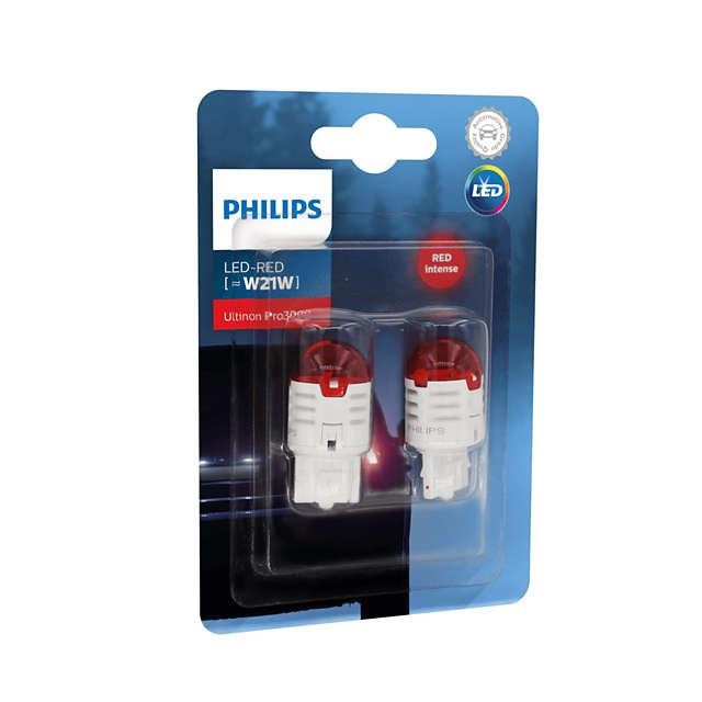 Philips 11065U30RB2 Lamp LED Philips Ultinon Pro3000 W21W Red 12V W1,75 (2 pcs.) 11065U30RB2