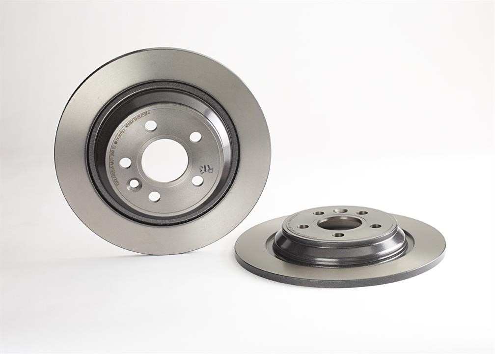 Brembo 08.A537.11 Rear brake disc, non-ventilated 08A53711