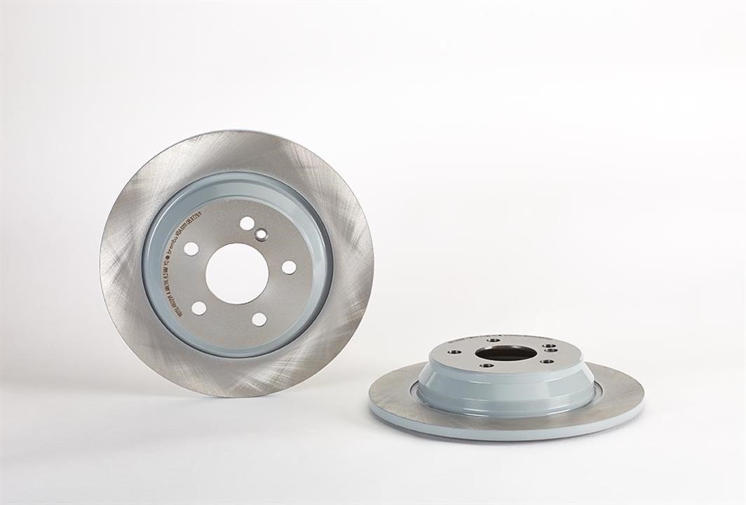 Brembo 08.9729.11 Rear brake disc, non-ventilated 08972911